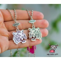 Кулон для двоих друзей "Best Friends. Тигр". Цена за набор